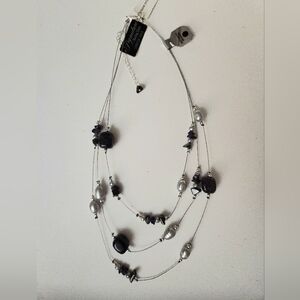 Original Stone, Silver Wire necklace